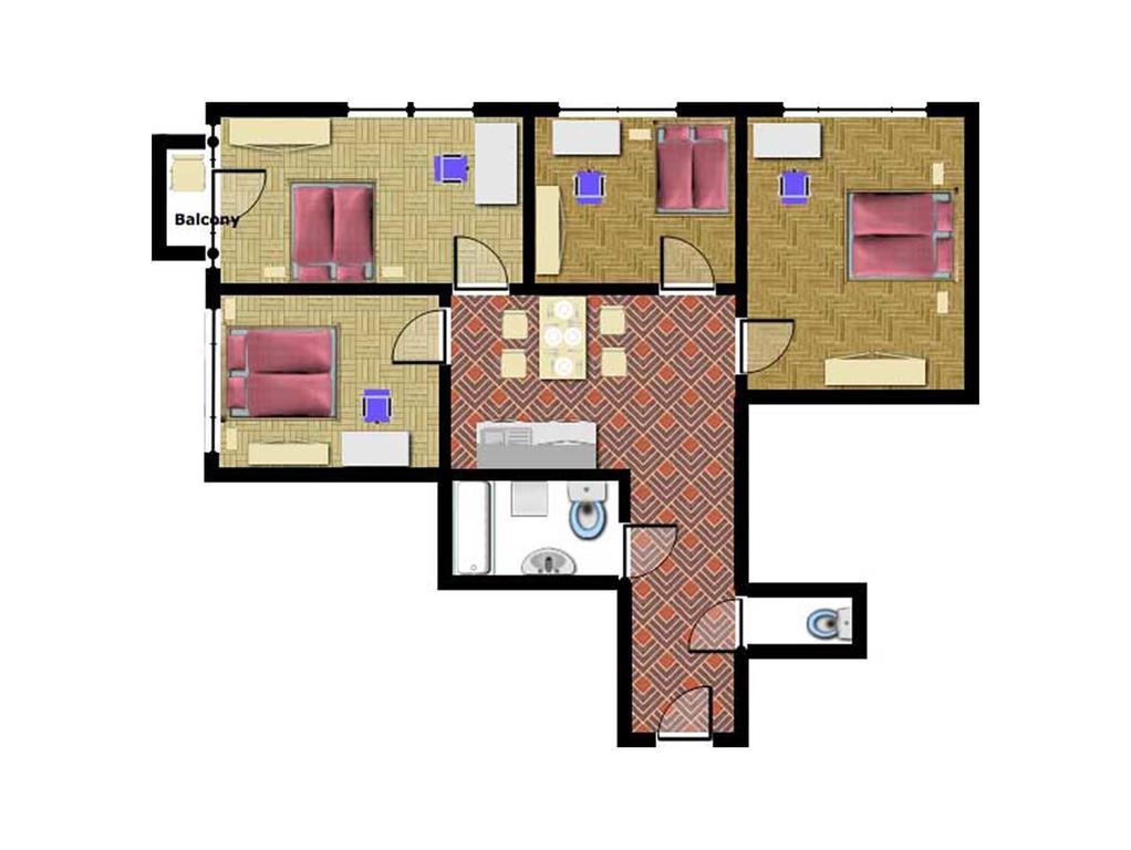 Apartments Vorsilska 프라하 객실 사진